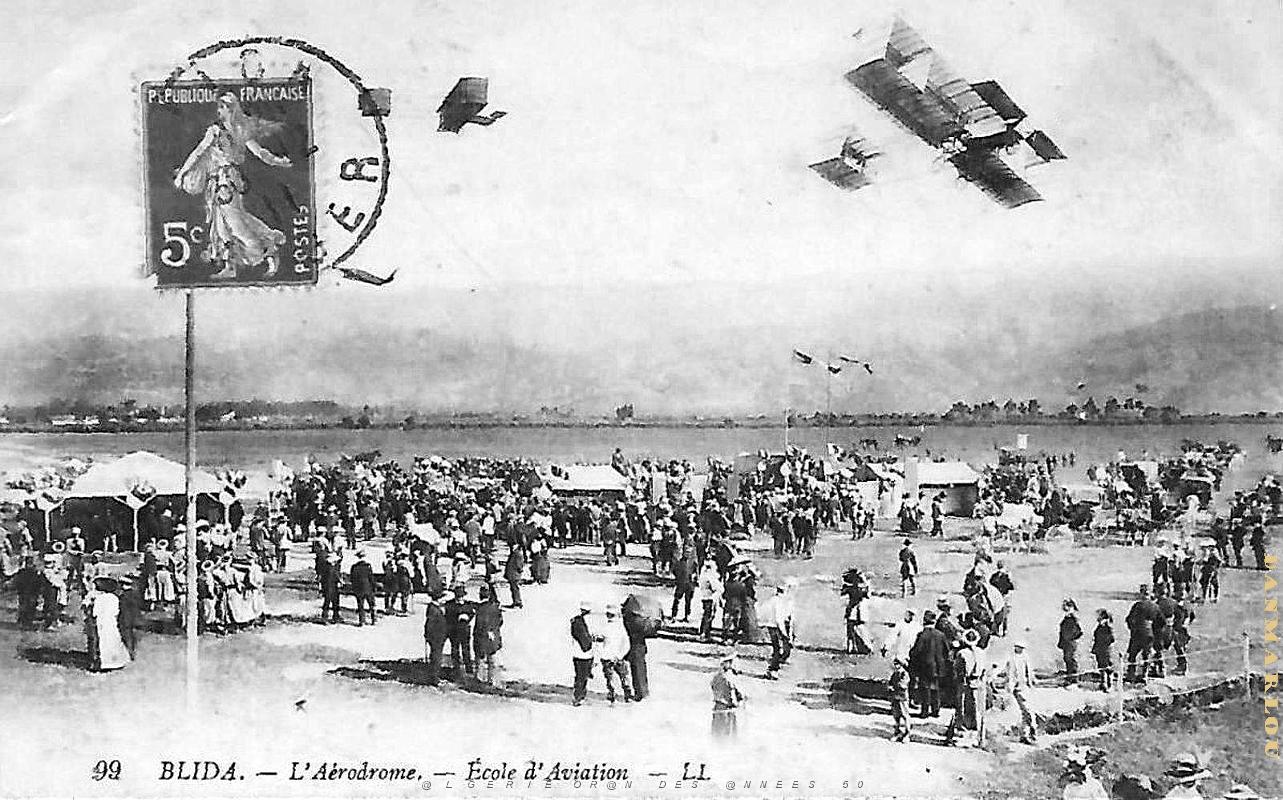 Blida -  Aerodrome - Ecole d'Aviation - 1911.jpg